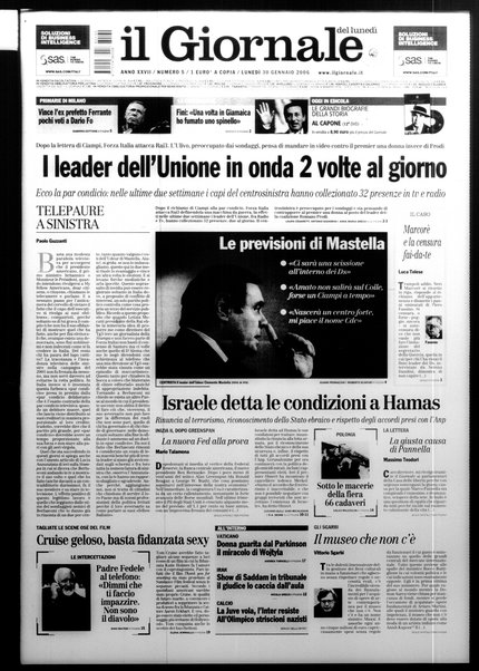 Il giornale del lunedi